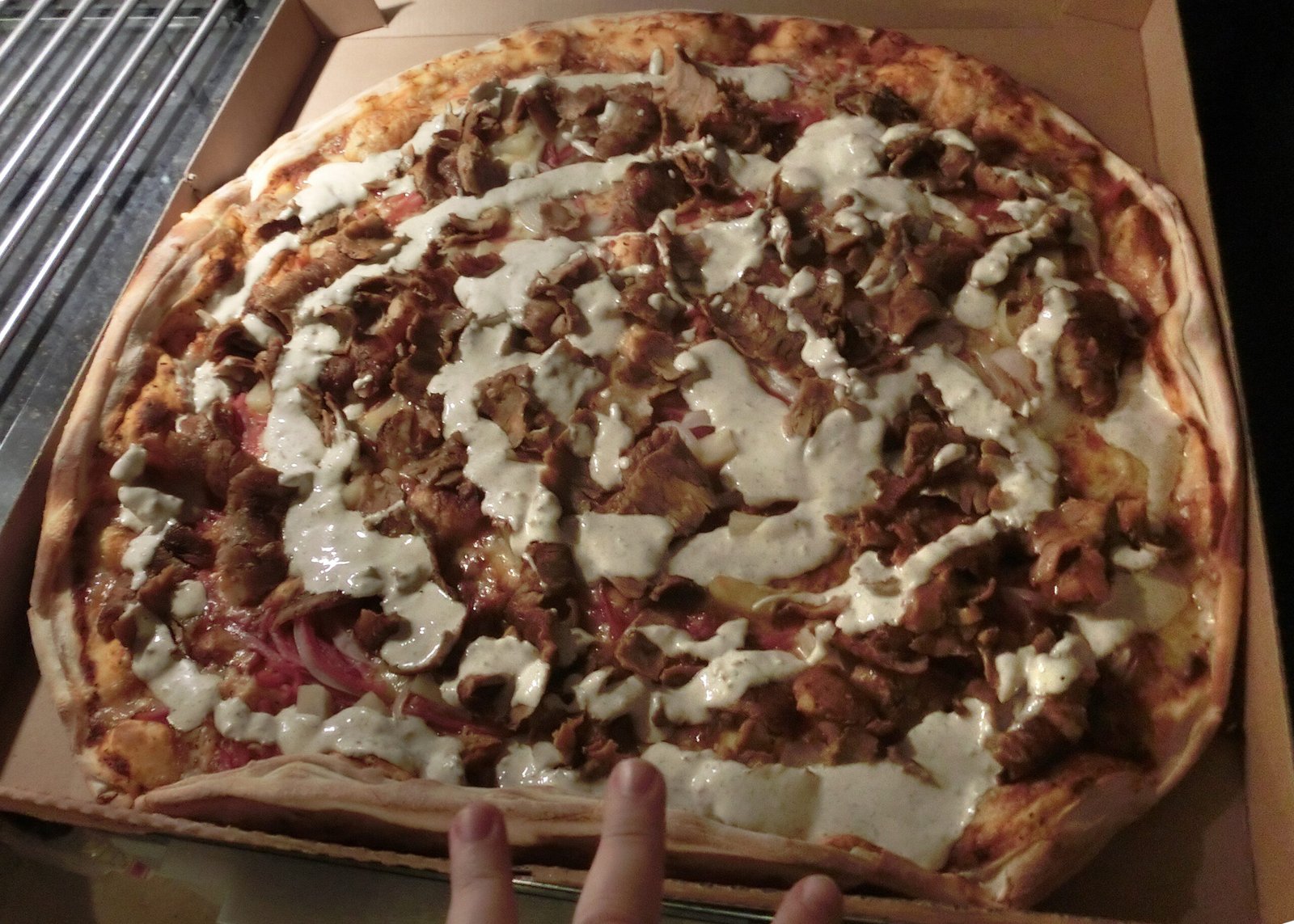 pizza de kebab