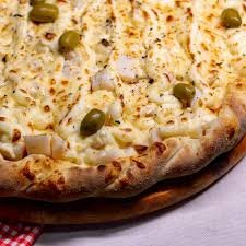pizza de palmito com catupiry